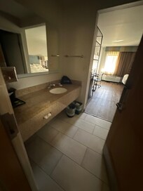 The room after our stay we picked up after ourselves and left a clean space