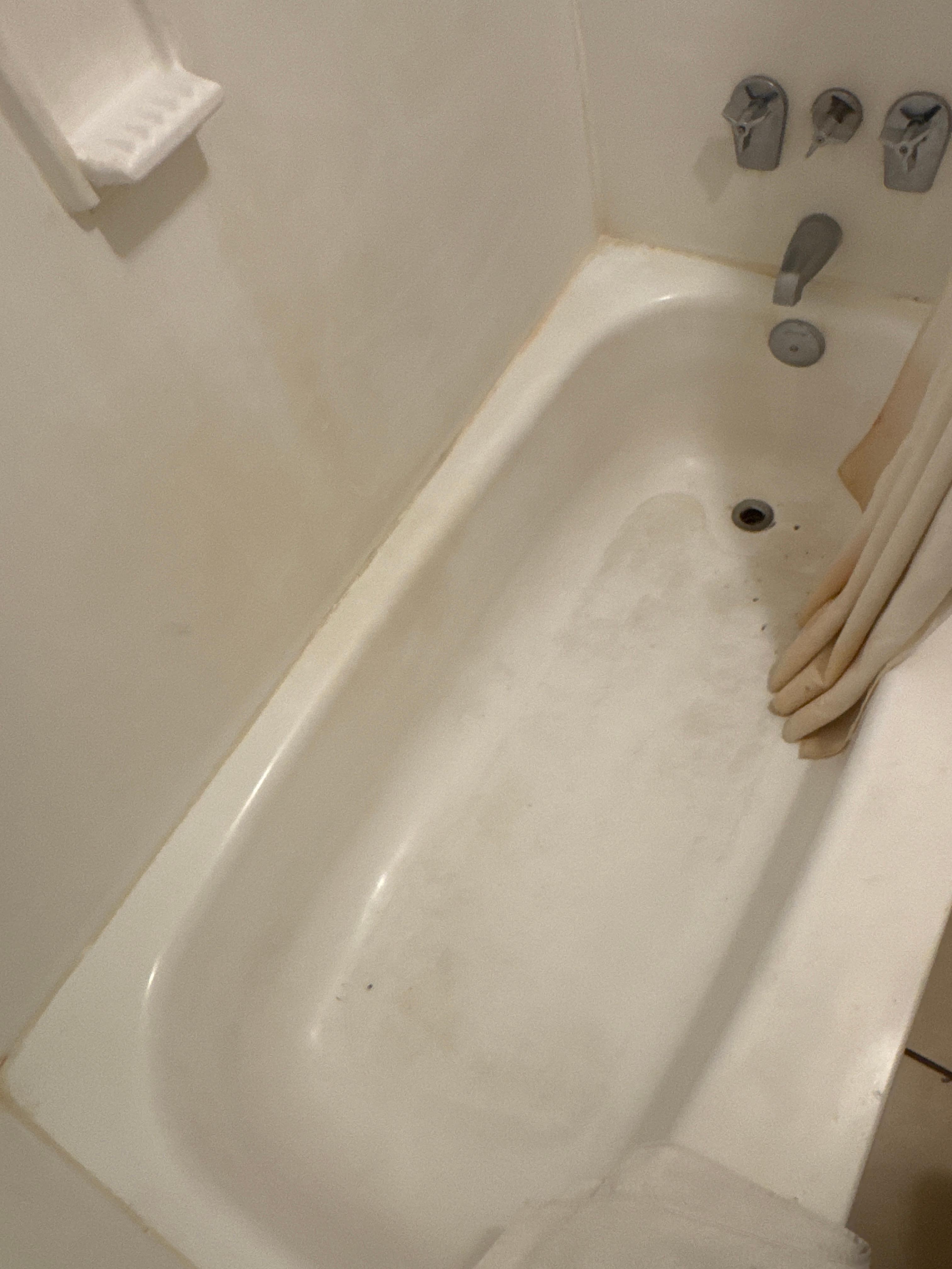 The tub was just disgusting
