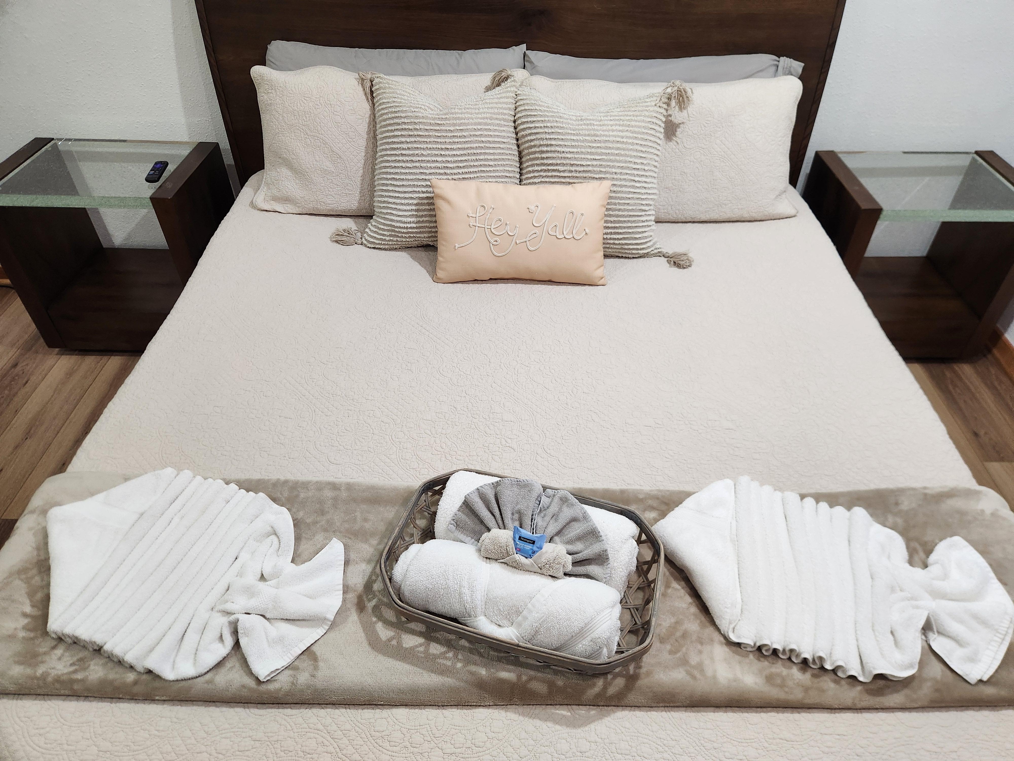 Matter bedroom was set up so cute when we arrived!