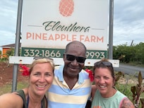 Be sure to check out the pineapple farm with Russell