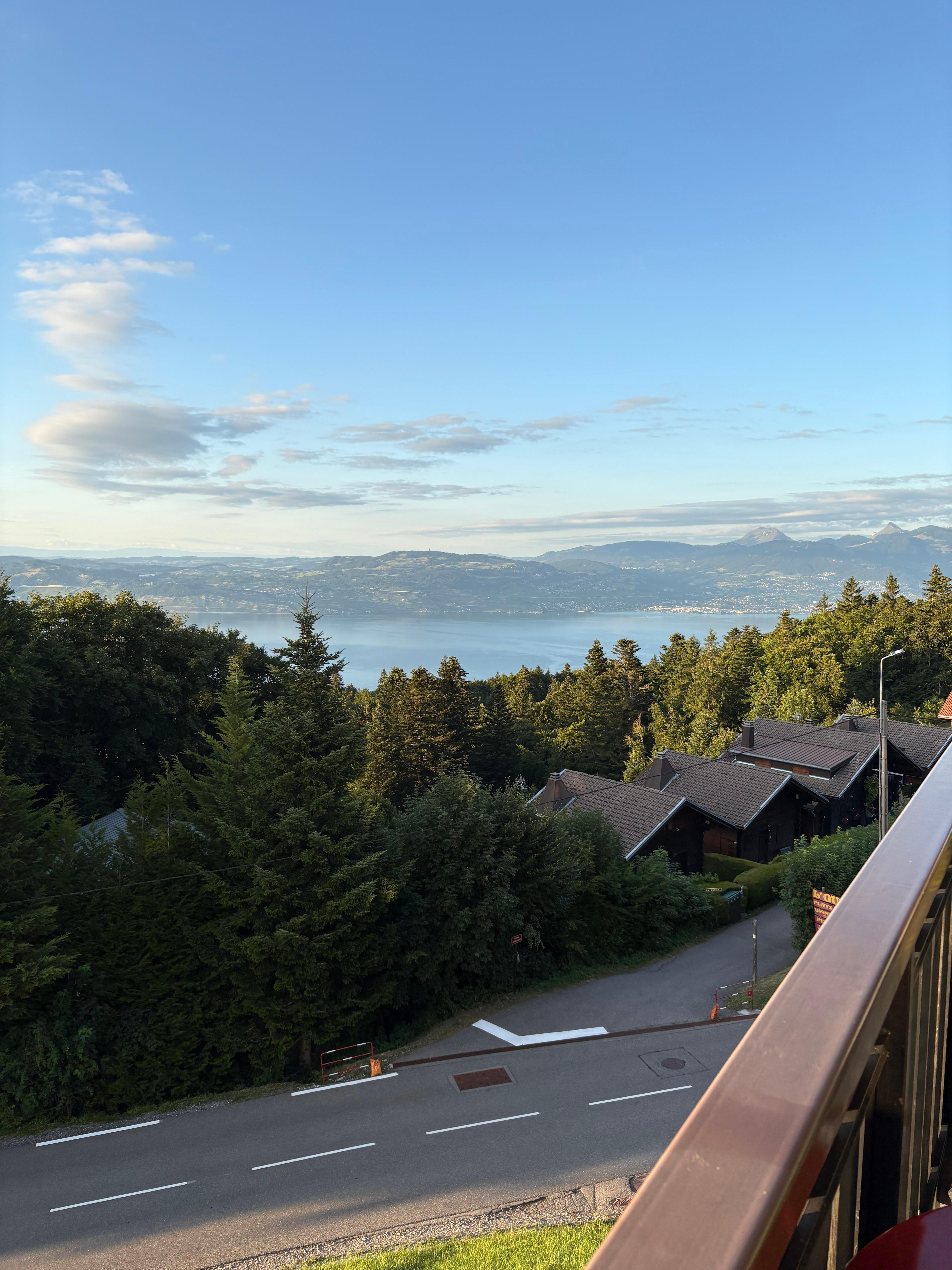 Aussicht vom Balkon 