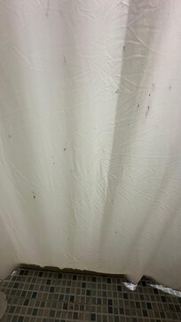 Spotted/bad smell shower curtain