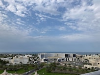 City view from the roof