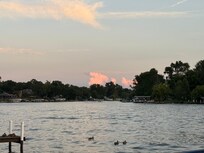 View from outside seating area.