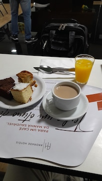 Café da manhã no 1° dia;