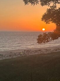 Sunset on the deck.