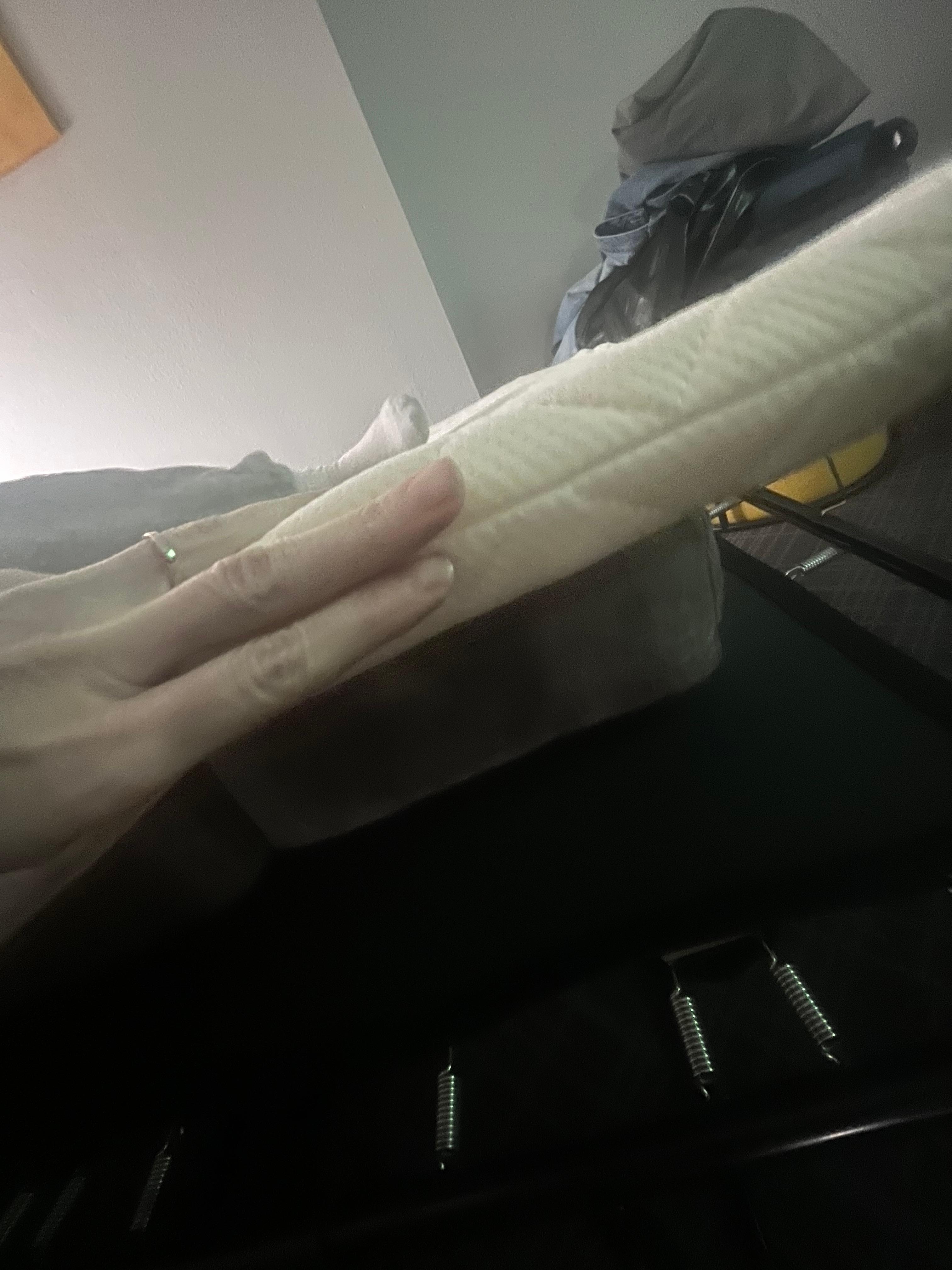 “Mattress” for fold out couch, as think as two fingers