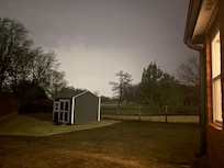 We were watching the storm outside it was so cozy.