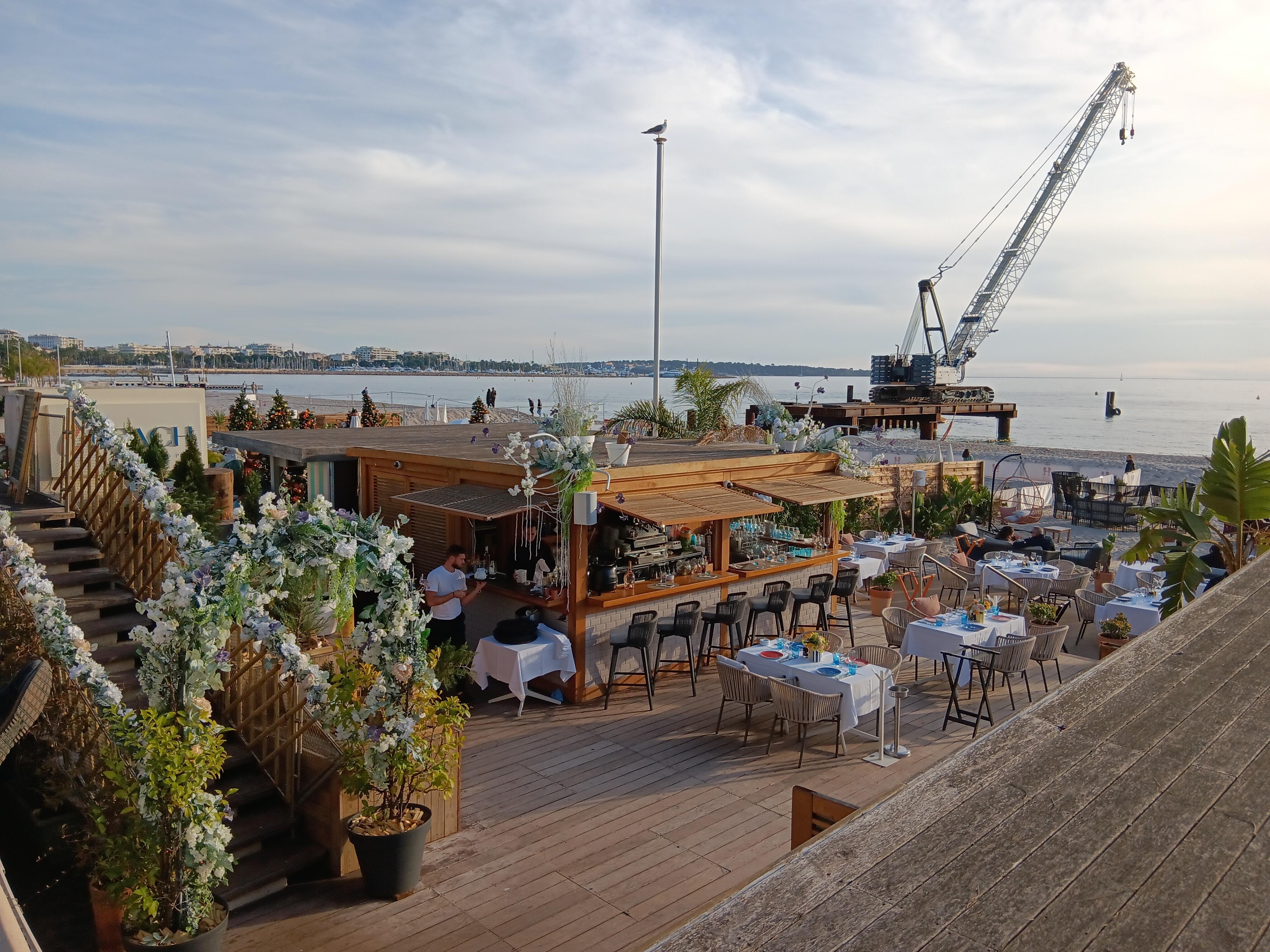 Lido addobbato per Natale 