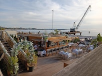 Lido addobbato per Natale