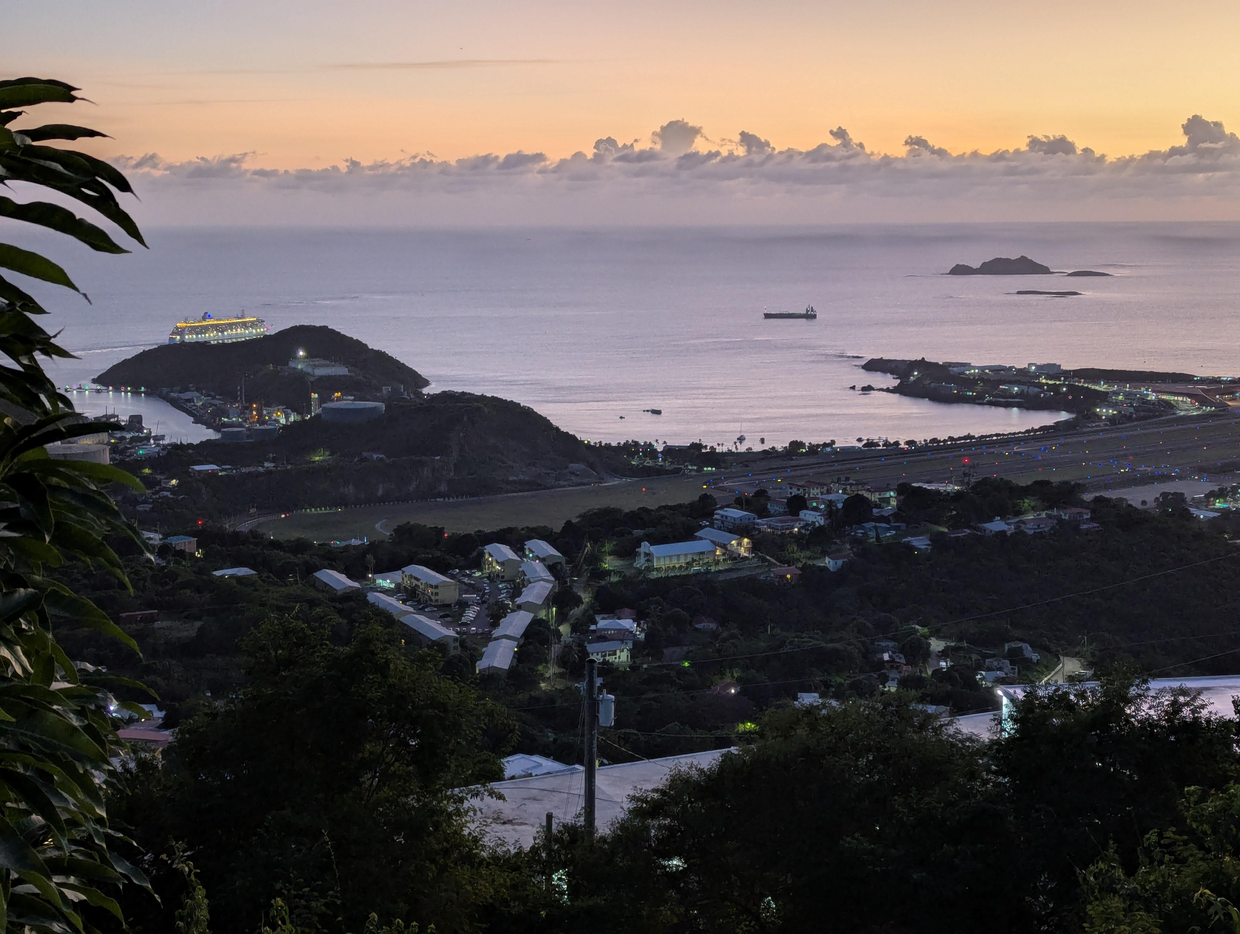 Cyril E. King Airport at Dusk