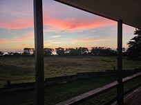 Sunset from the bach