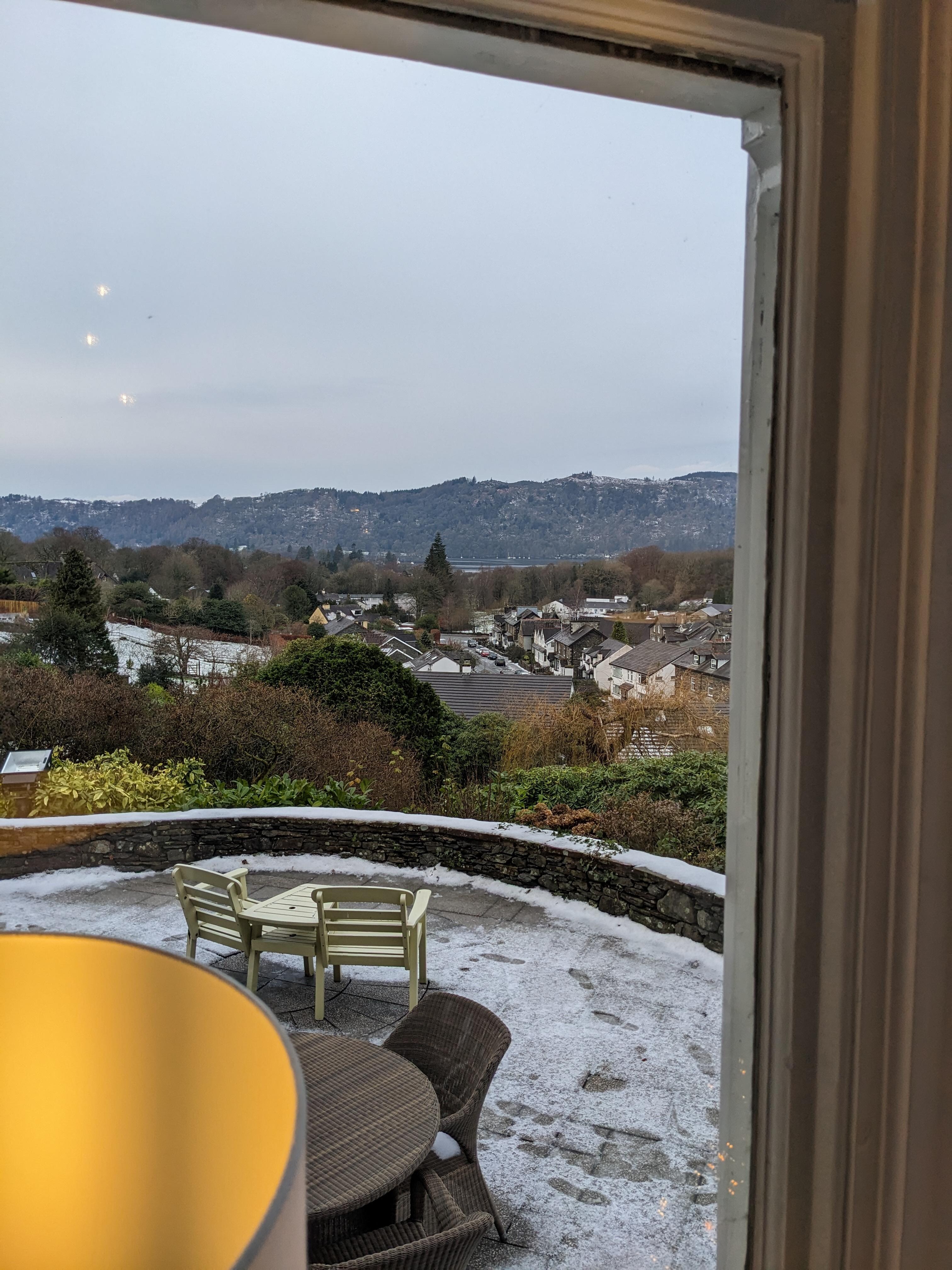 View from the dining room.