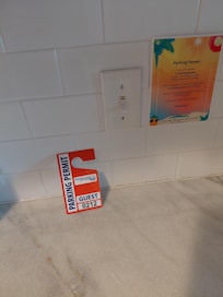 Only one parking pass