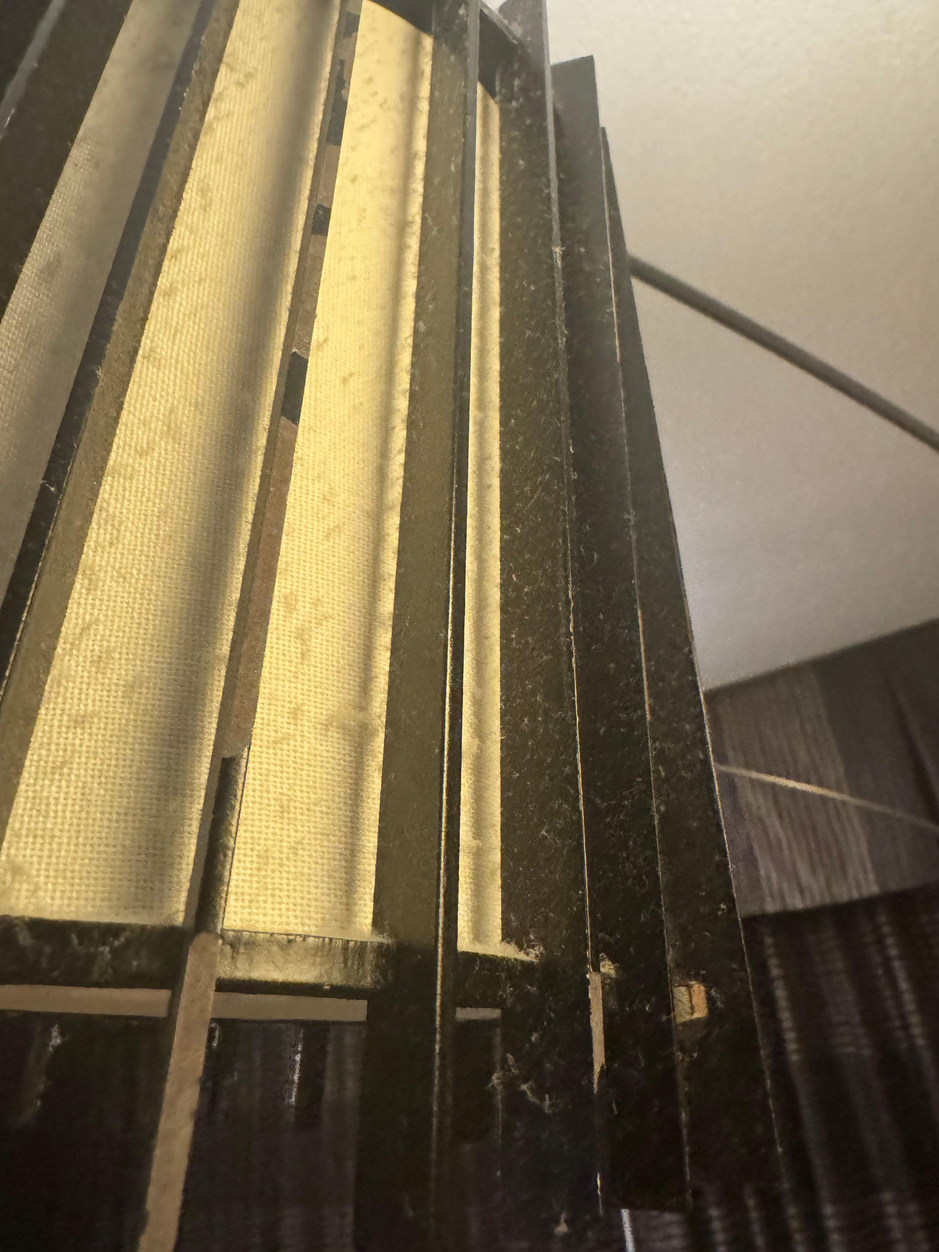 Lamp shades were gross