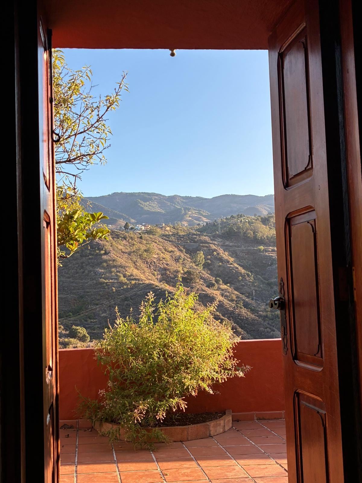 Ausblick aus der Haustür