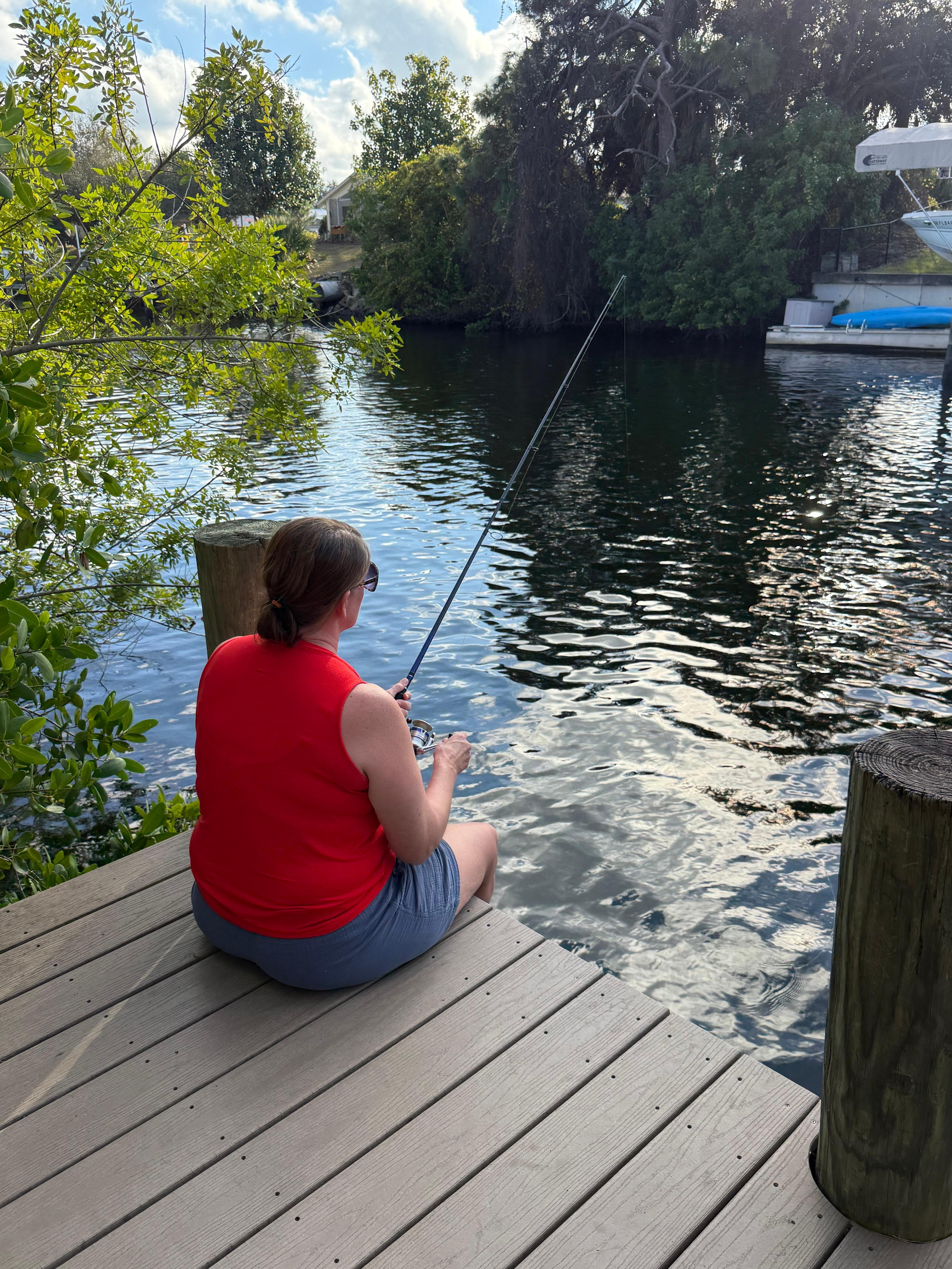 The dock out back was a big attraction also.
