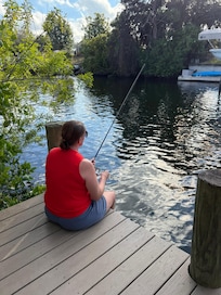The dock out back was a big attraction also.