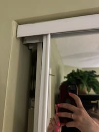Broken glass slide