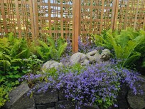 Lovely statue in the front