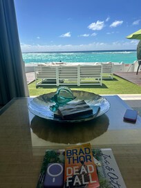 View from the bottom floor couch