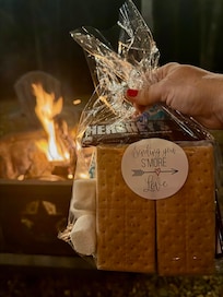 Even gifted us a s'mores bag!