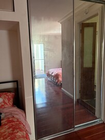 Dirty mirrors plus I didn’t take photos of the dirty floor in the bathroom and dirt around the skirting in the bathroom spider webs on the wall in the bathroom