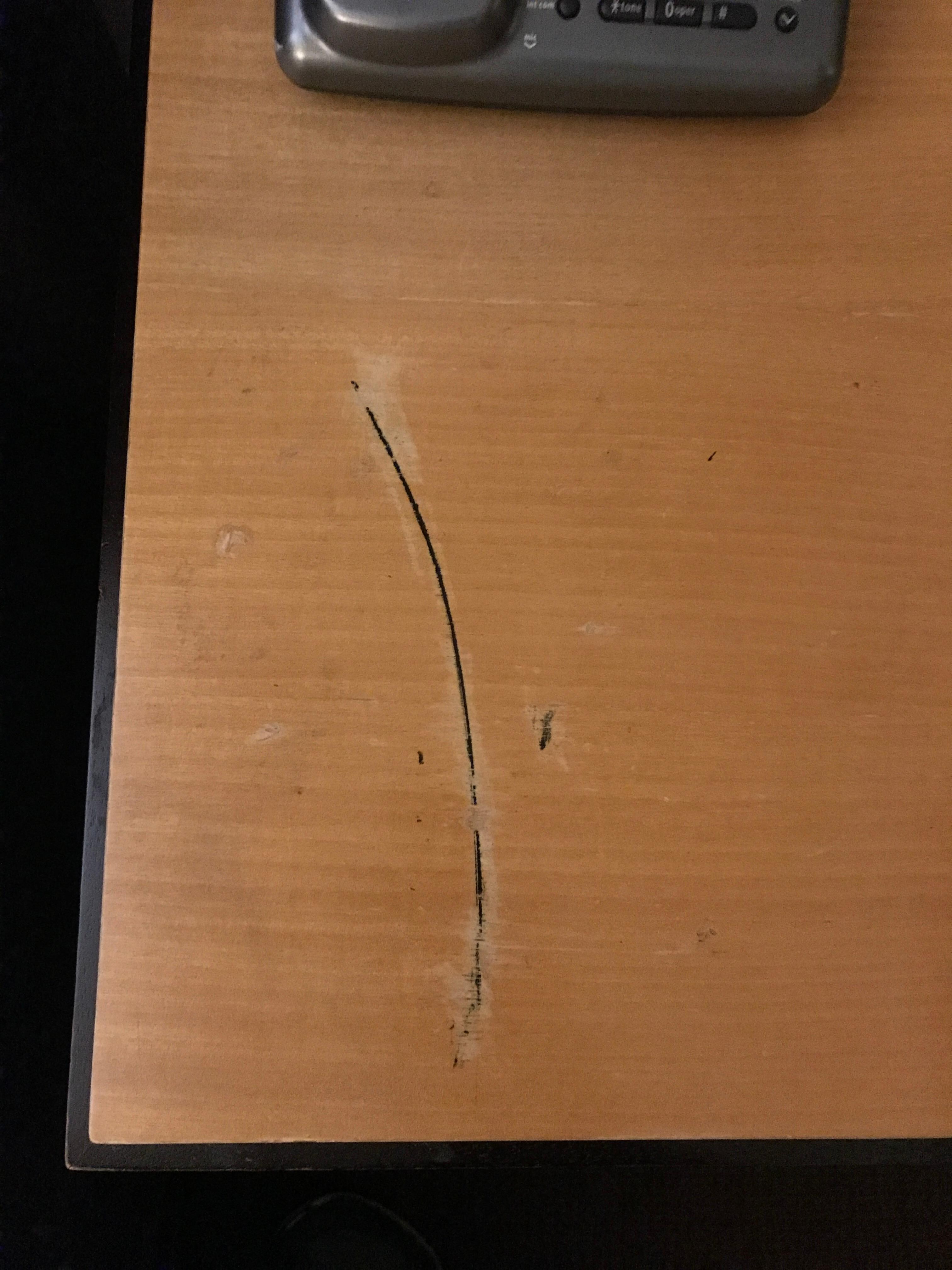 Damaged furniture