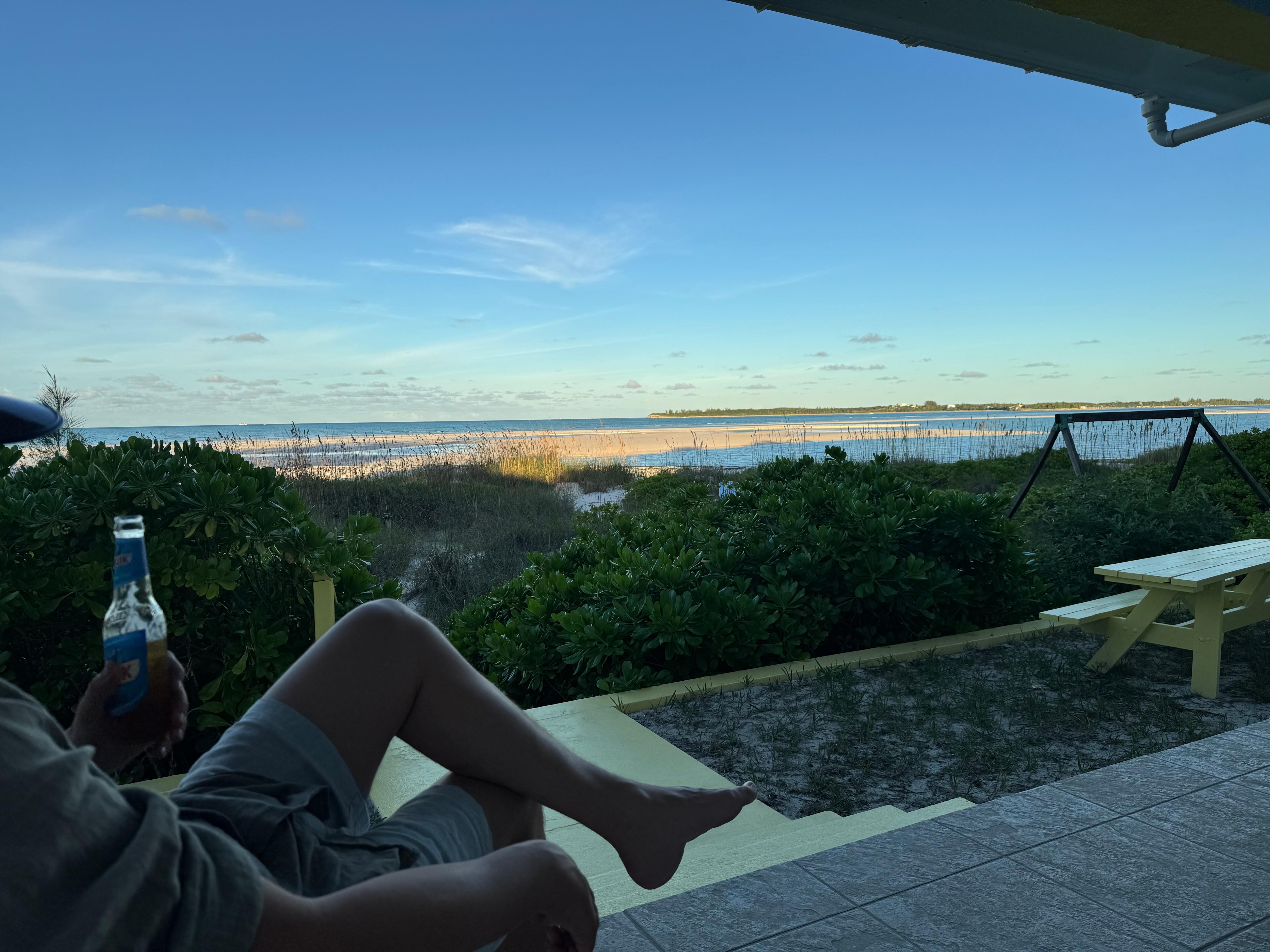 Sunset from the porch