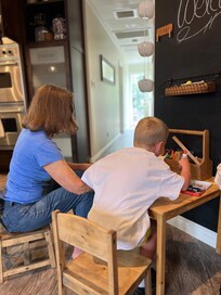 Painting and coloring corner