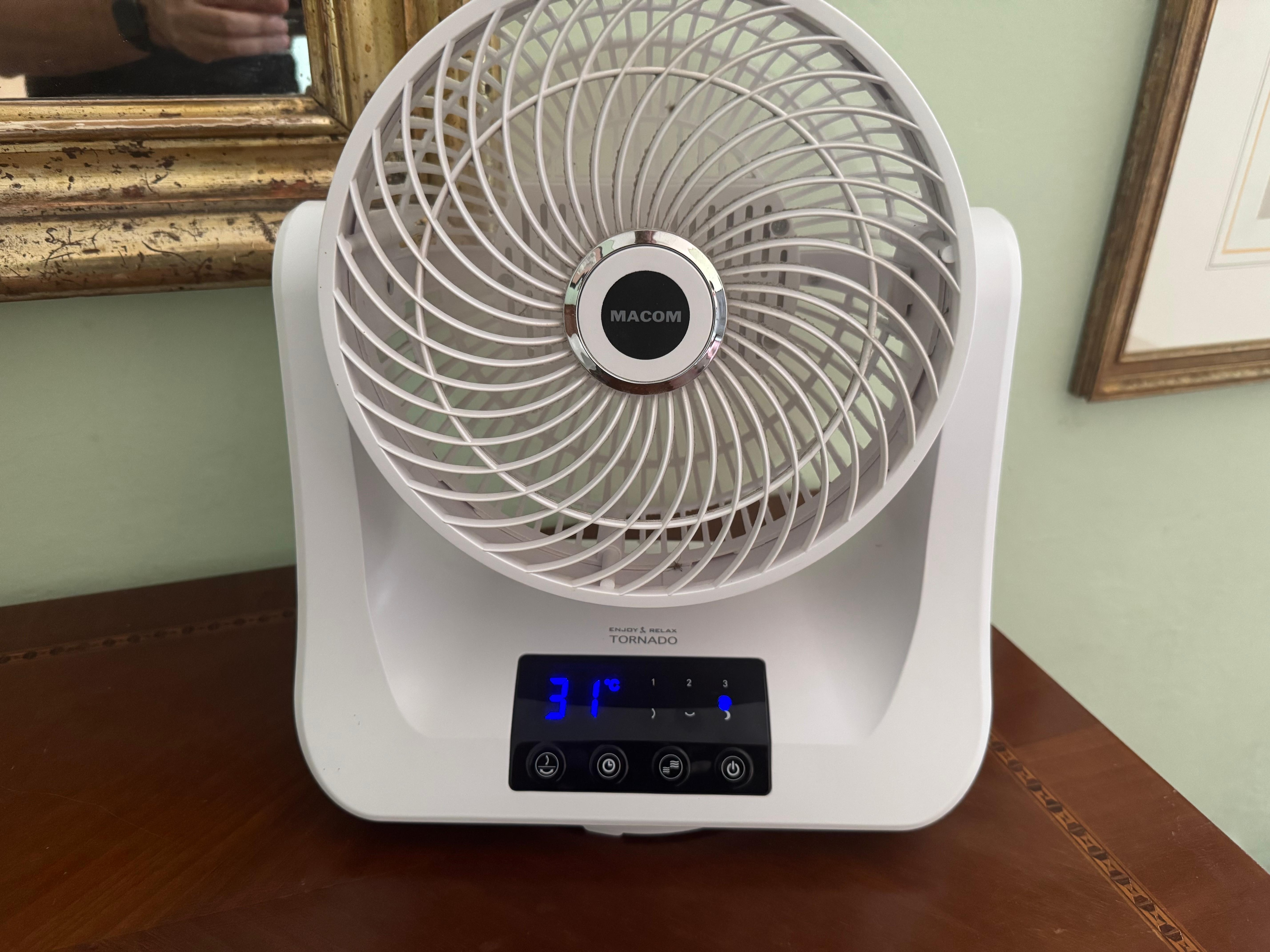 Después de 30 minutos la temperatura 31°