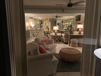 Living room, from main deck (w/incandescents).