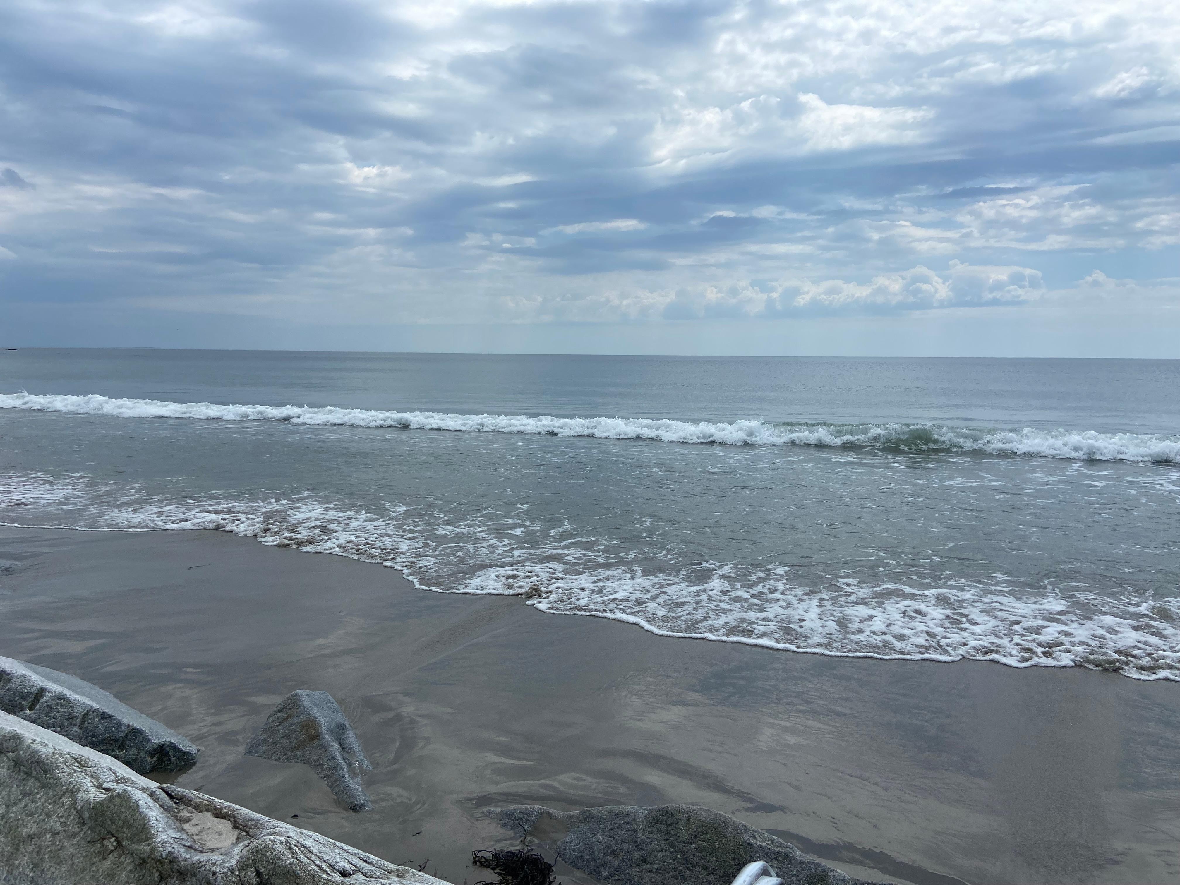 Beach across street 