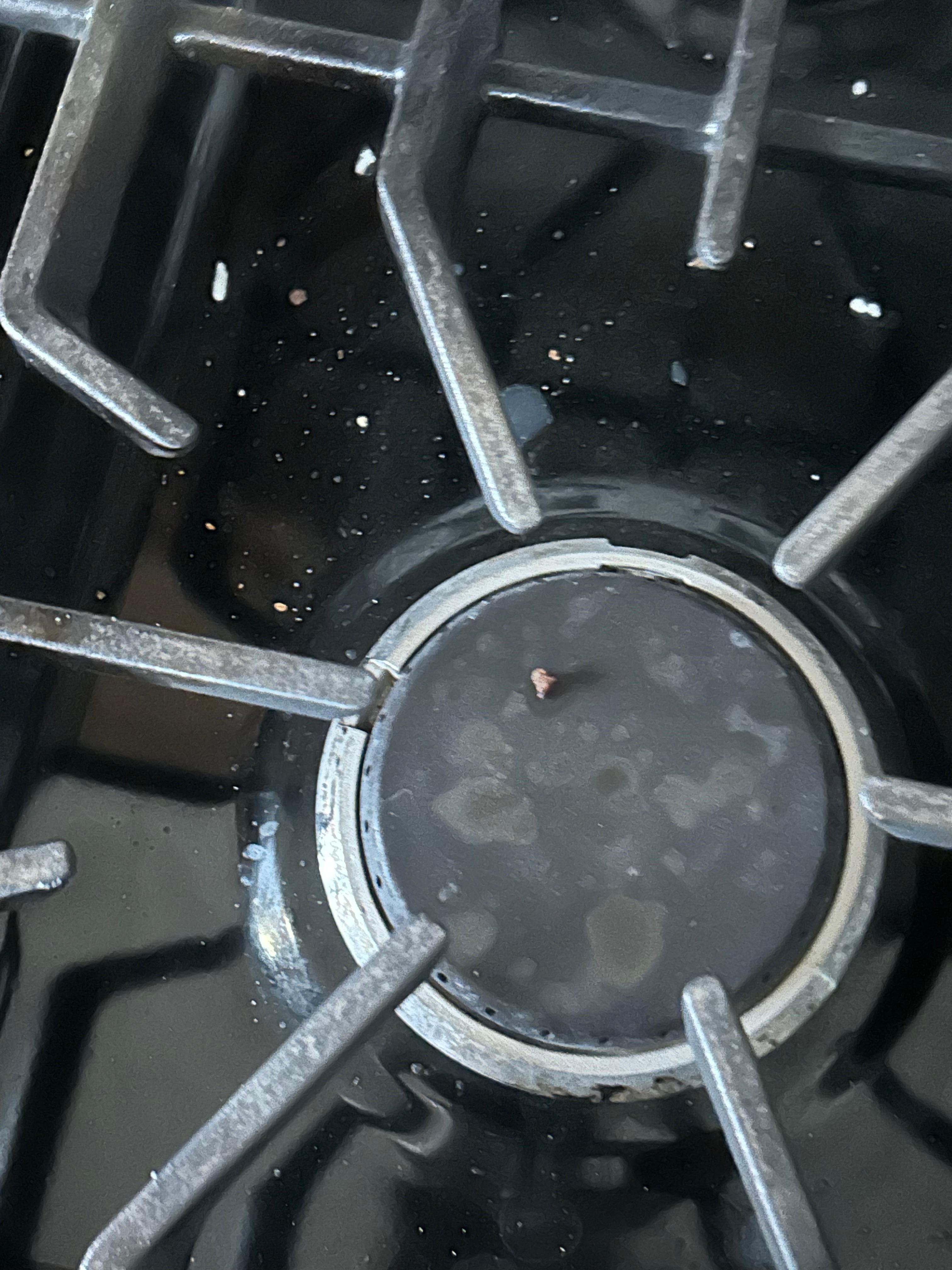 Stove was left dirty