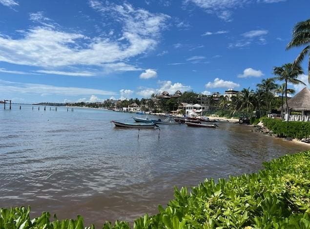 The front of the hotel