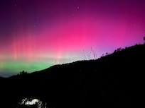 The Mountain View off the top porch.