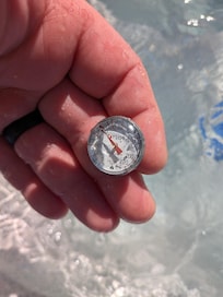 Hot tub temp sub 80 degrees.