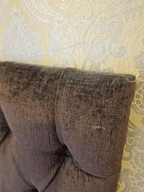 Dust on top of headboard