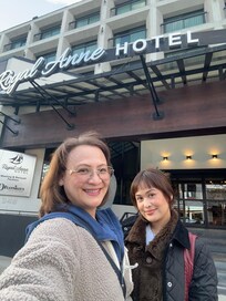 In front of The Royal Anne Hotel