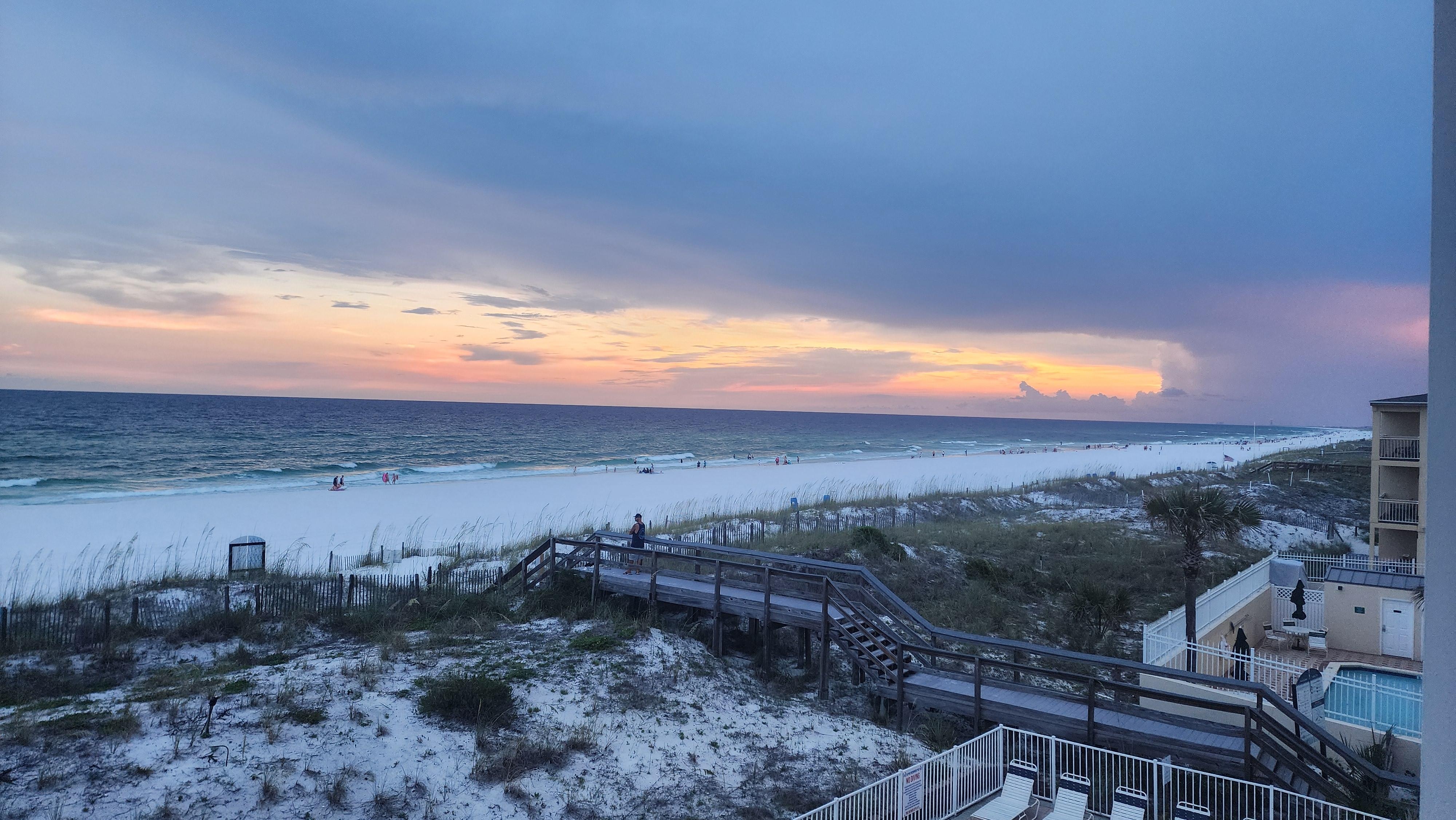 Evening from the balcony