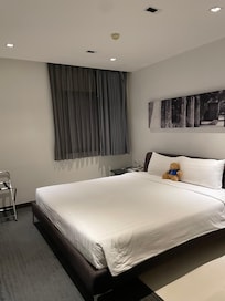 2人でも寝れるサイズ。テディベアがかわいい!