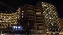 External picture of the hotel.