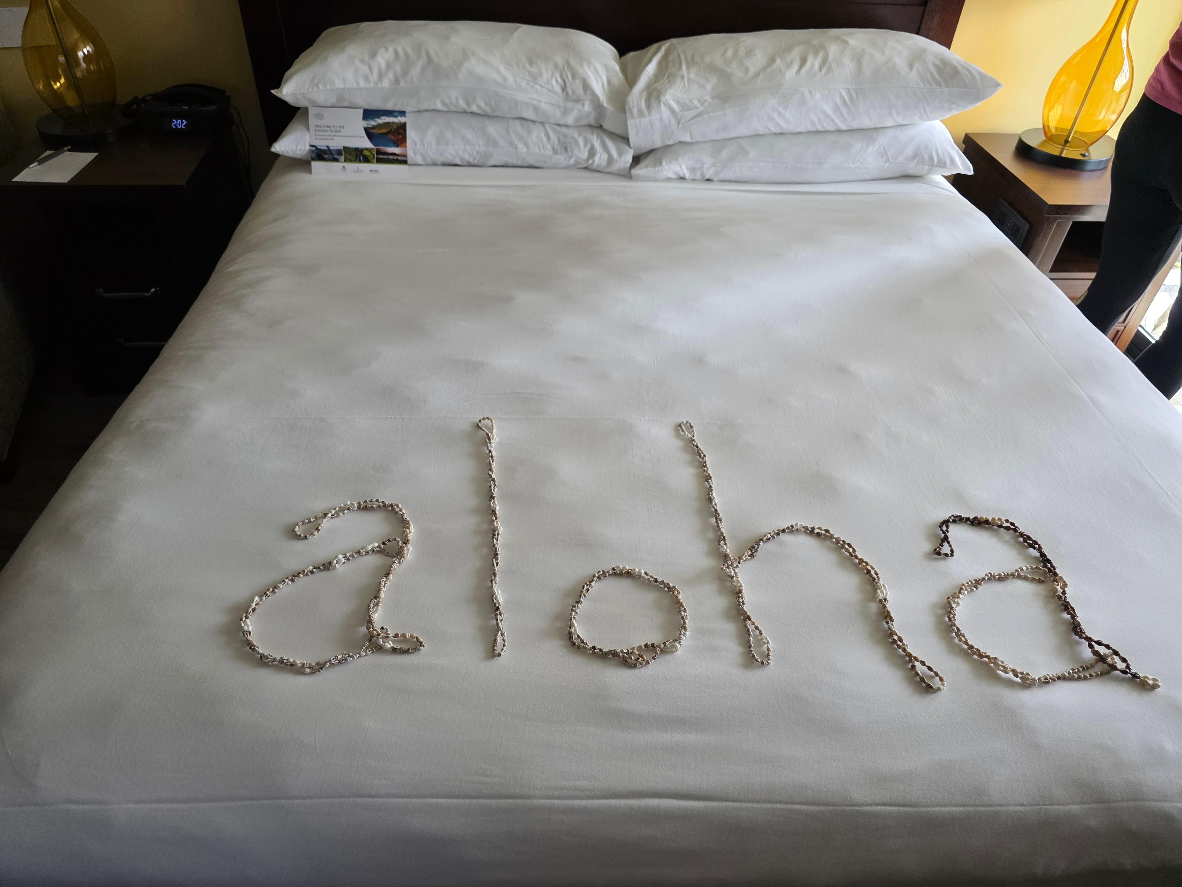 King bed on entrance