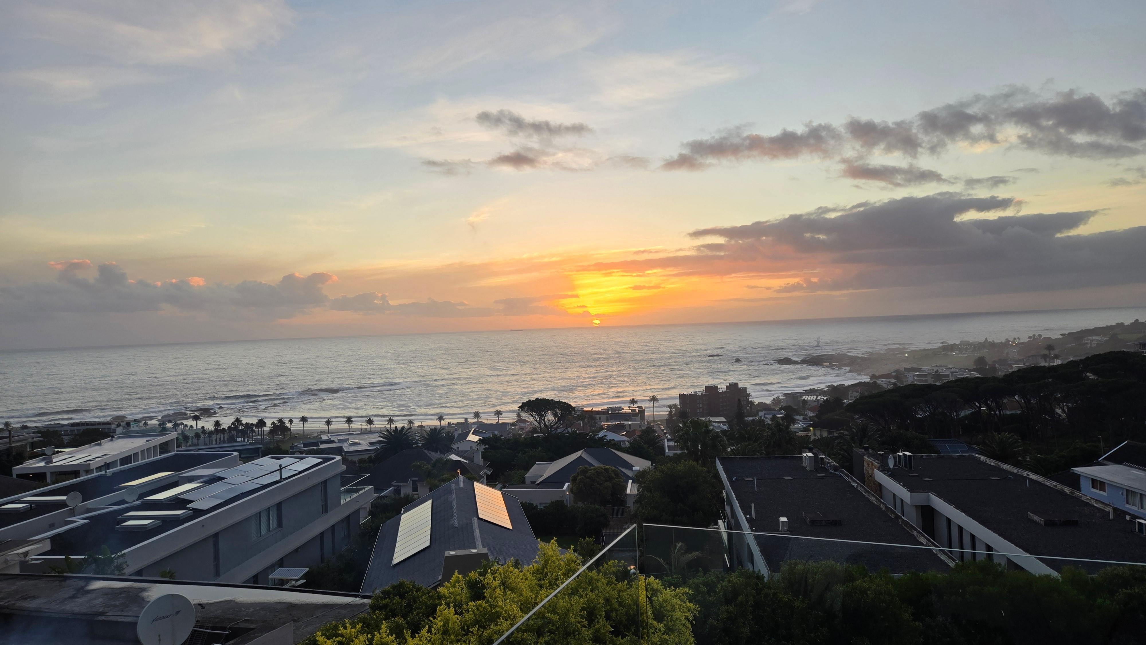 Sunset from balcony 