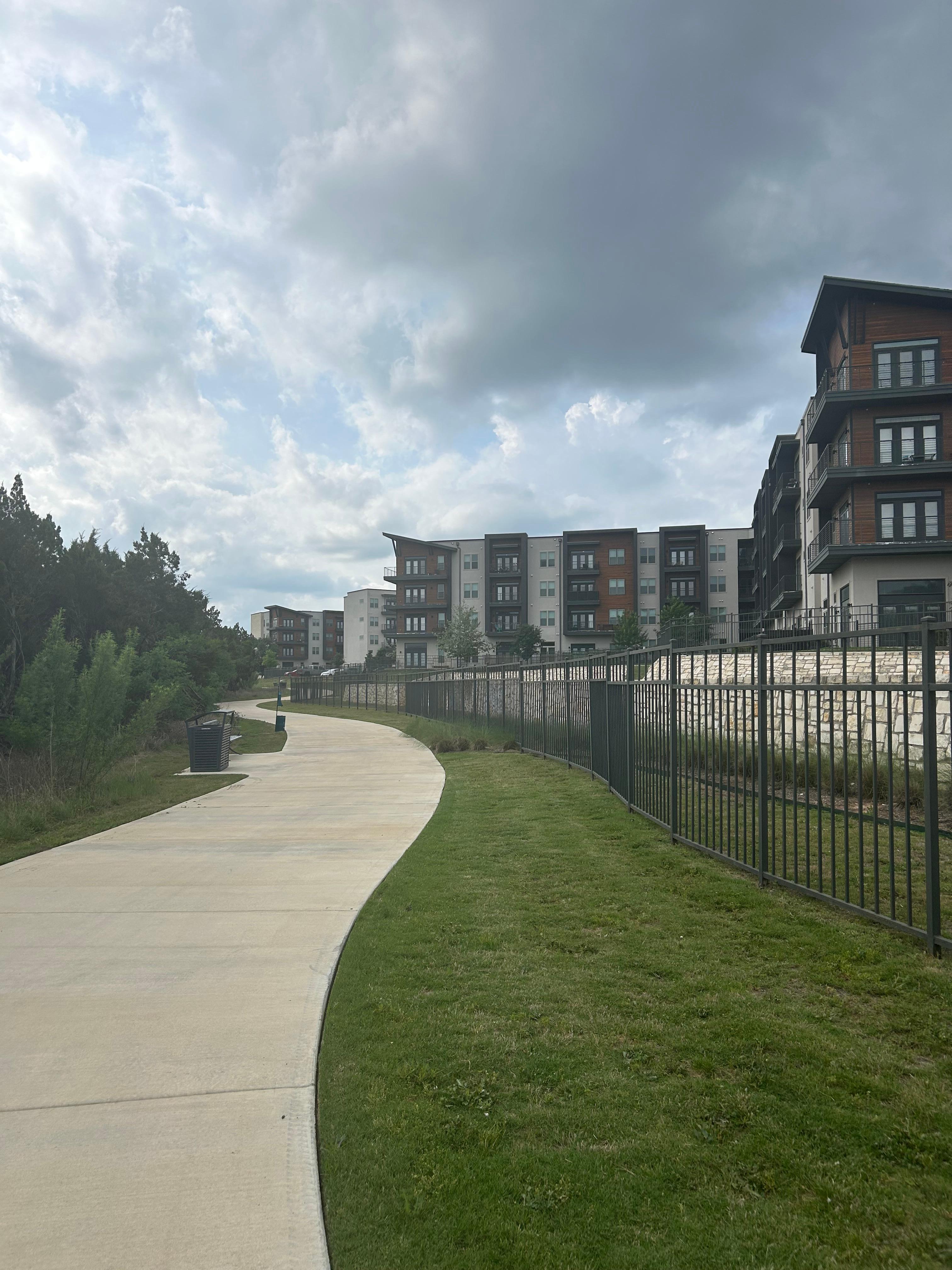 Cute little walking trail behind the complex
