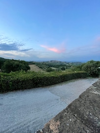 View from our hotel balcony.