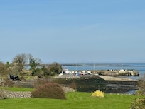 View looking out the back window.