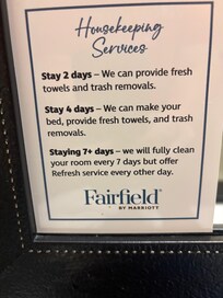 Glad we weren't staying longer