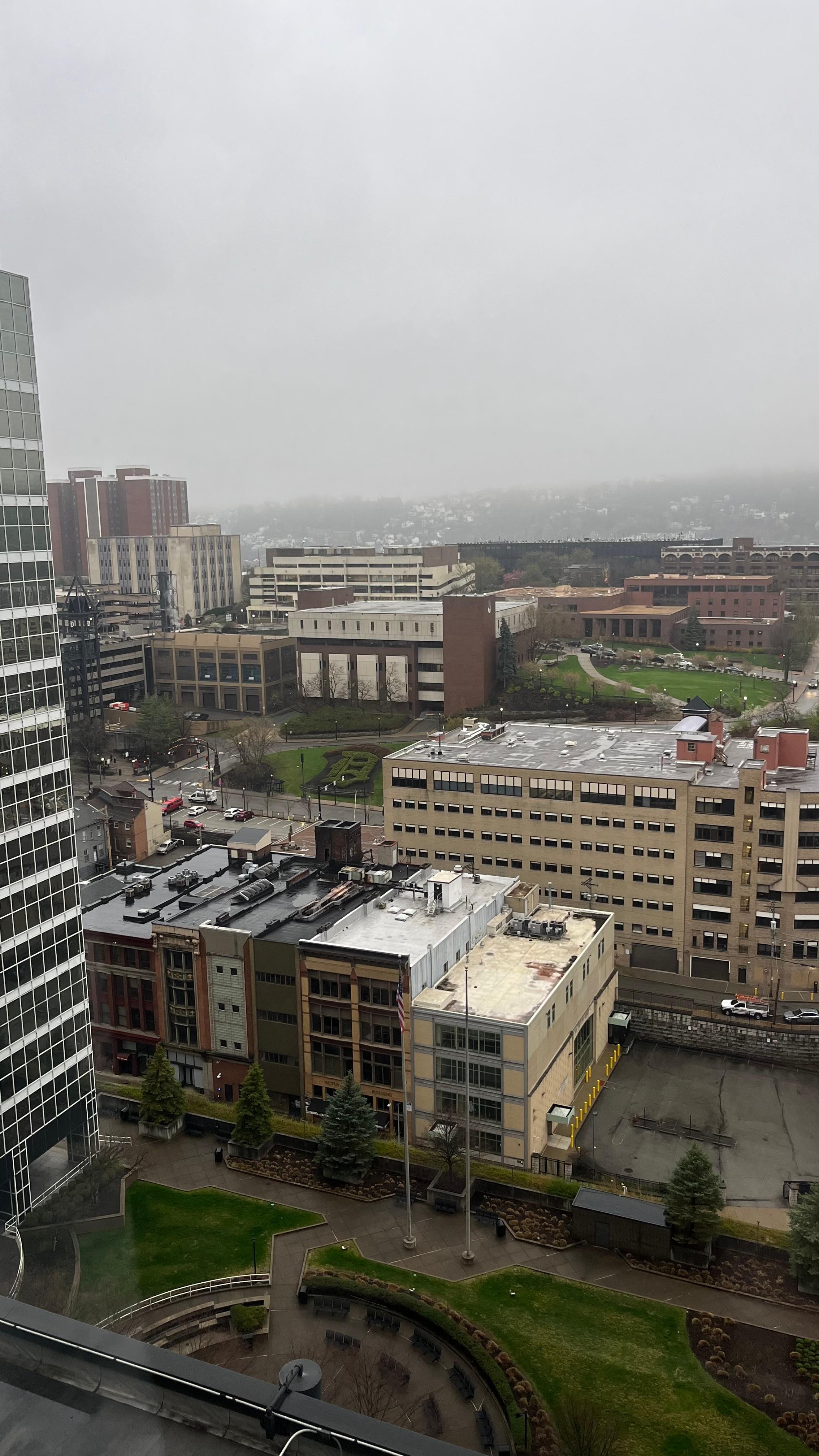 View from our window. 