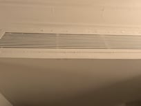 Water damage painted over